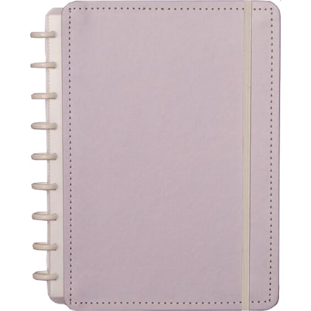 CADERNO INTELIGENTE MEDIO LILAS PASTEL 80...