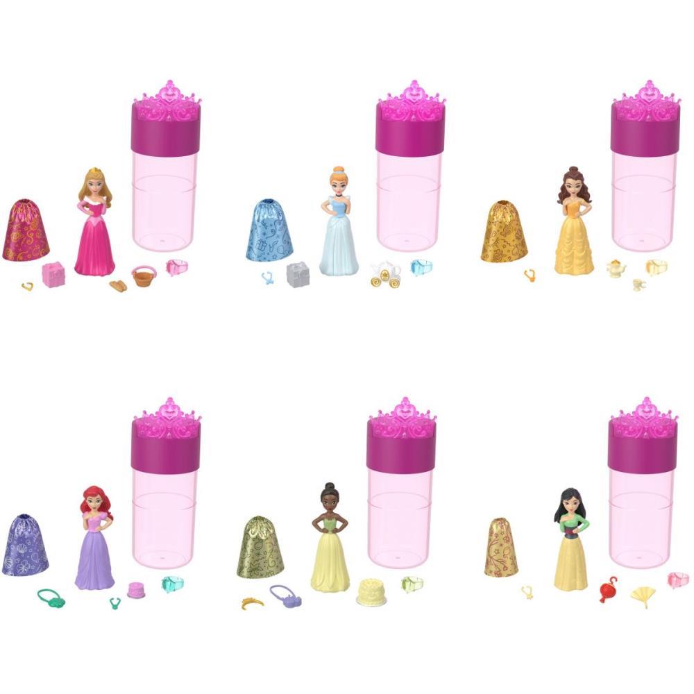 BONECA DISNEY PRINCESA MINI COLOR REVEAL S2