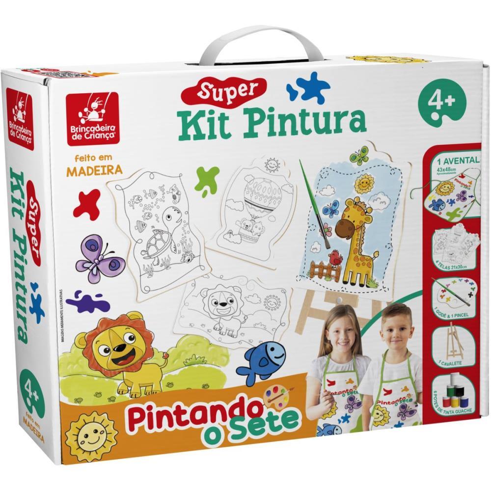 BRINQUEDO PARA COLORIR PINTANDO O SETE C/...