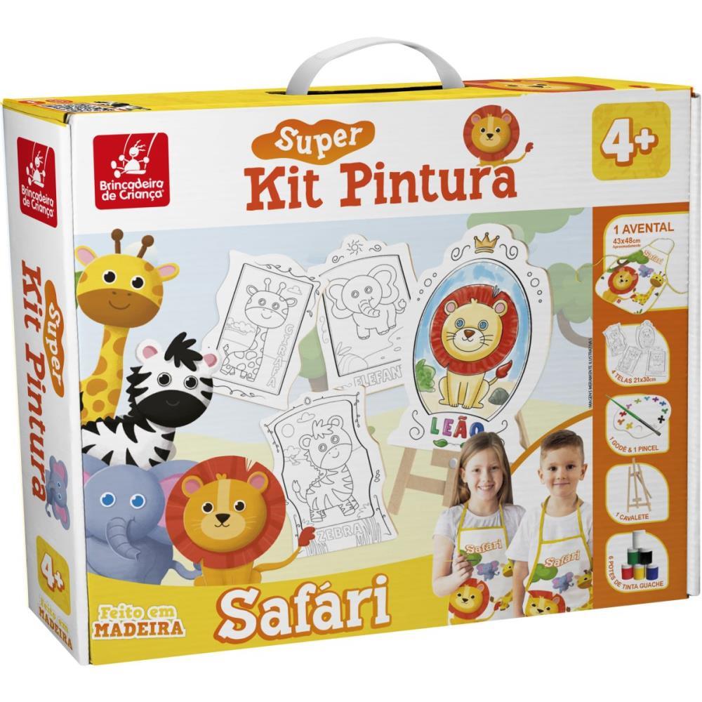 BRINQUEDO PARA COLORIR SAFARI SUPER KIT C...