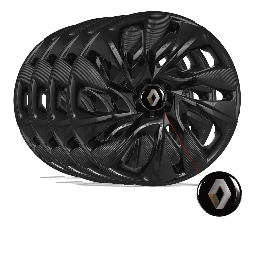 Jogo De Calota Esportiva Ds4 Black Aro 14...