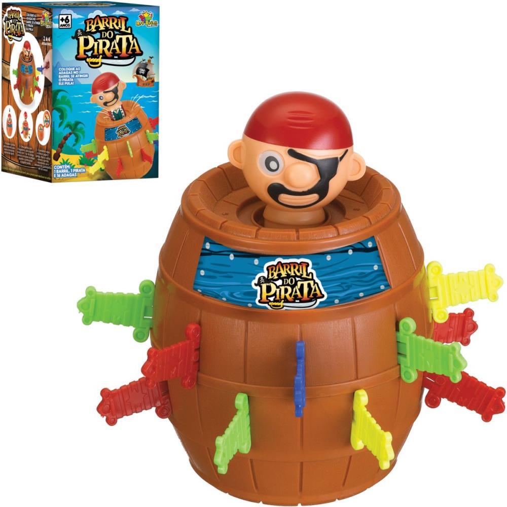 JOGO DIVERSO BARRIL PIRATA 18X13CM