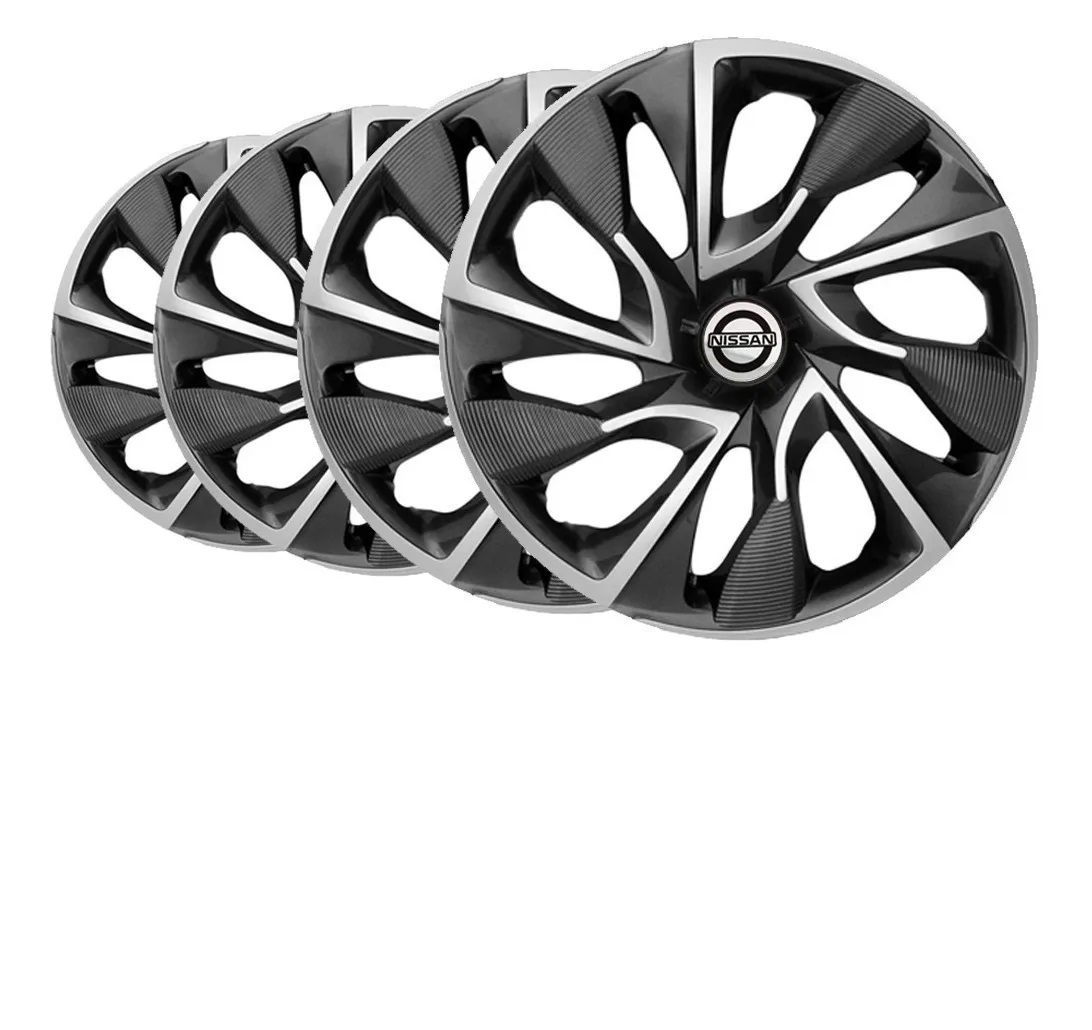 Jogo De Calota Esportiva Ds4 Black Silver...