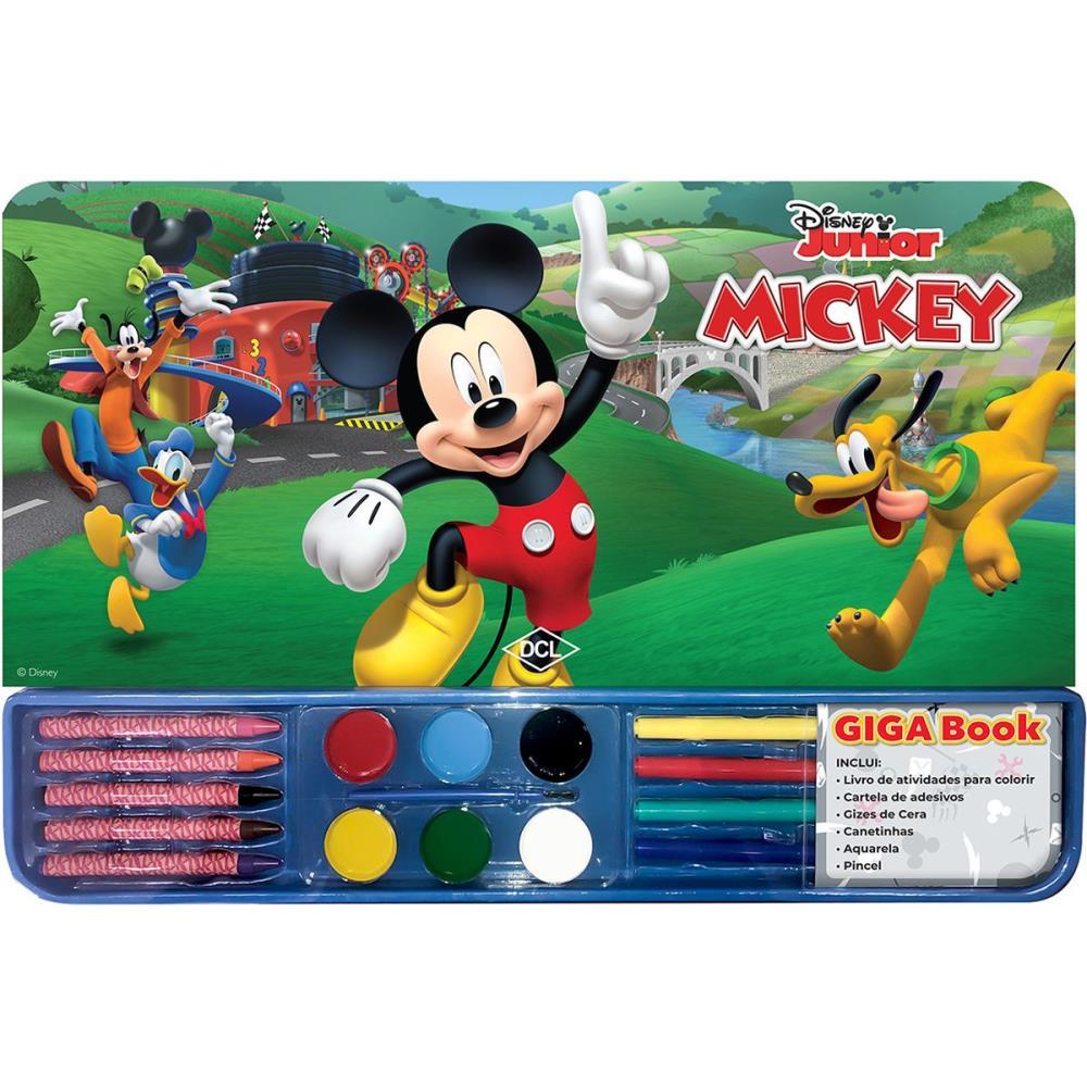LIVRO INFANTIL COLORIR MICKEY GIGA BOOK 4...