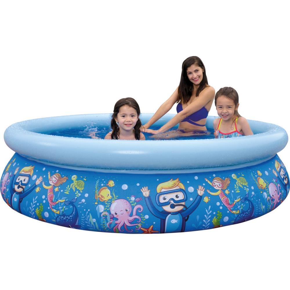 PISCINA 855L REDONDA 3D SEA WORLD POOL