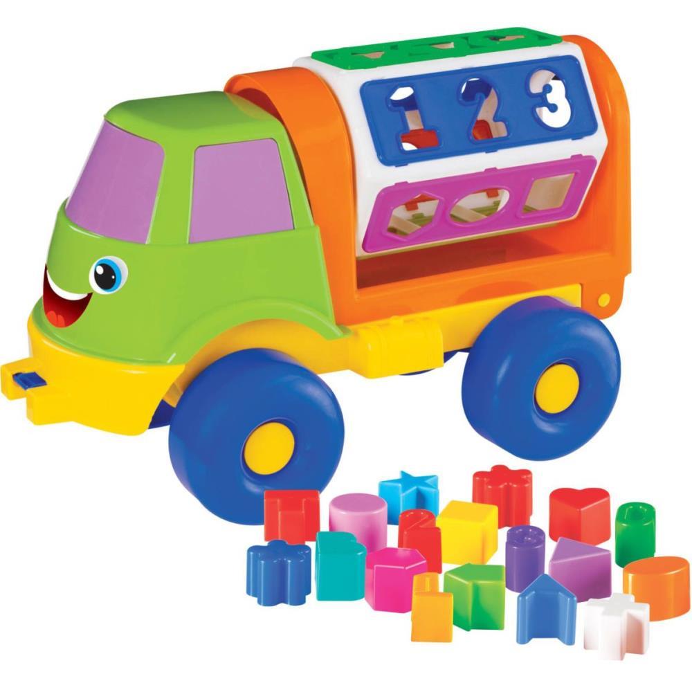 BRINQUEDO EDUCATIVO CAMINHAO SORRISO C/PU...