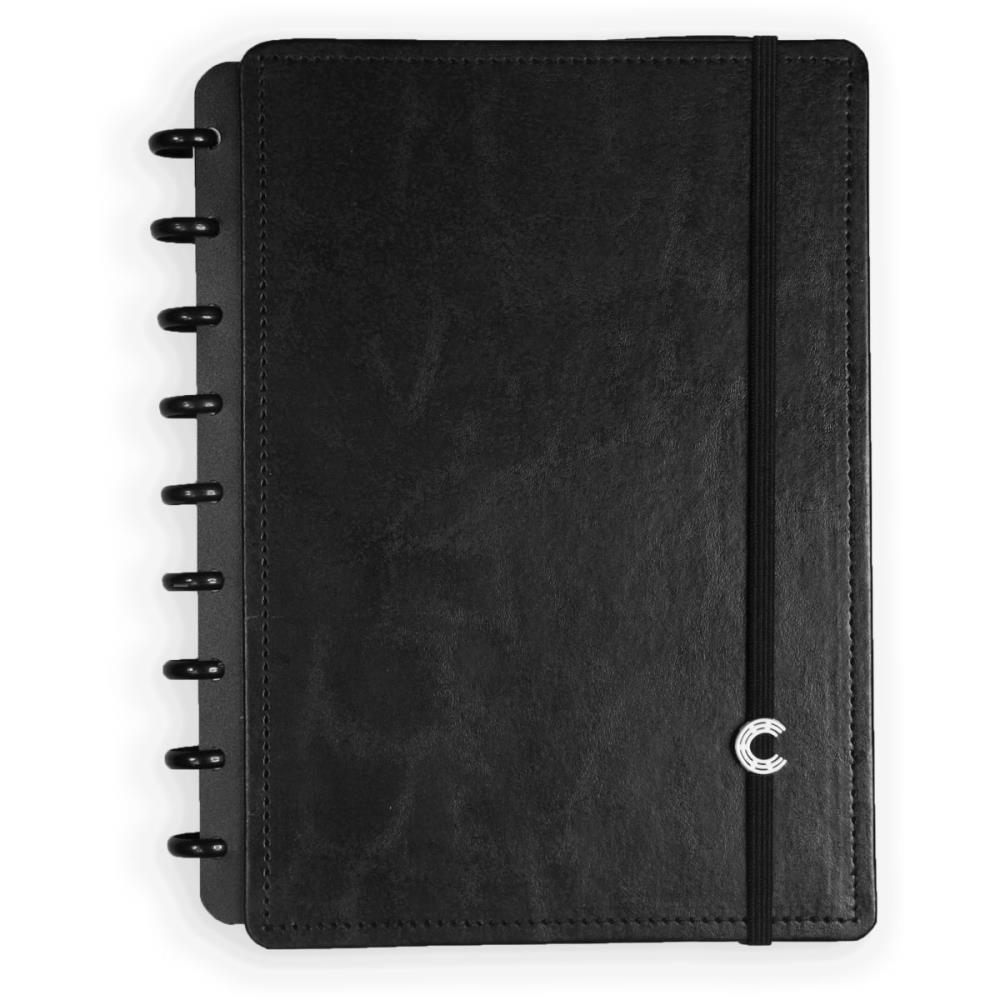 CADERNO INTELIGENTE MEDIO BLACK 80FLS.