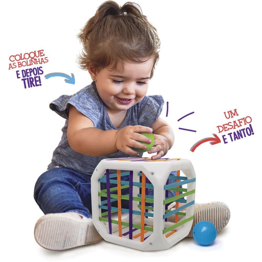 BRINQUEDO PARA BEBE CUBO ENTRELACADO