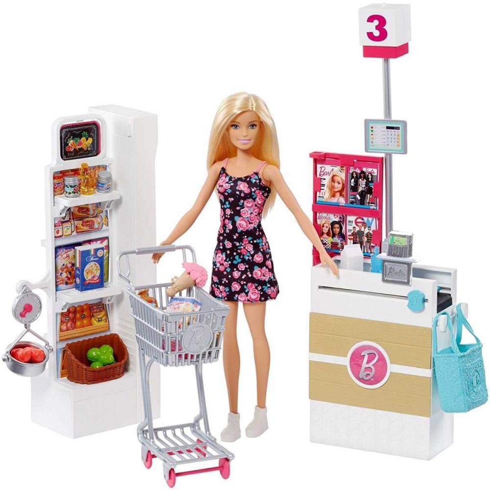 BARBIE ESTATE CONJUNTO SUPERMERCADO C/BONECA