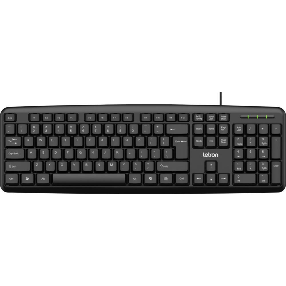 TECLADO USB LETRON PADRAO DAY BY DAY PT