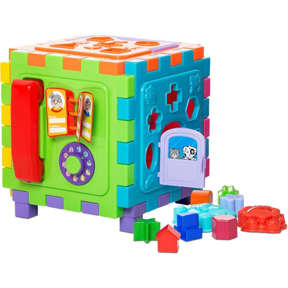 BRINQUEDO EDUCATIVO CUBO DIDATICO GRANDE ...