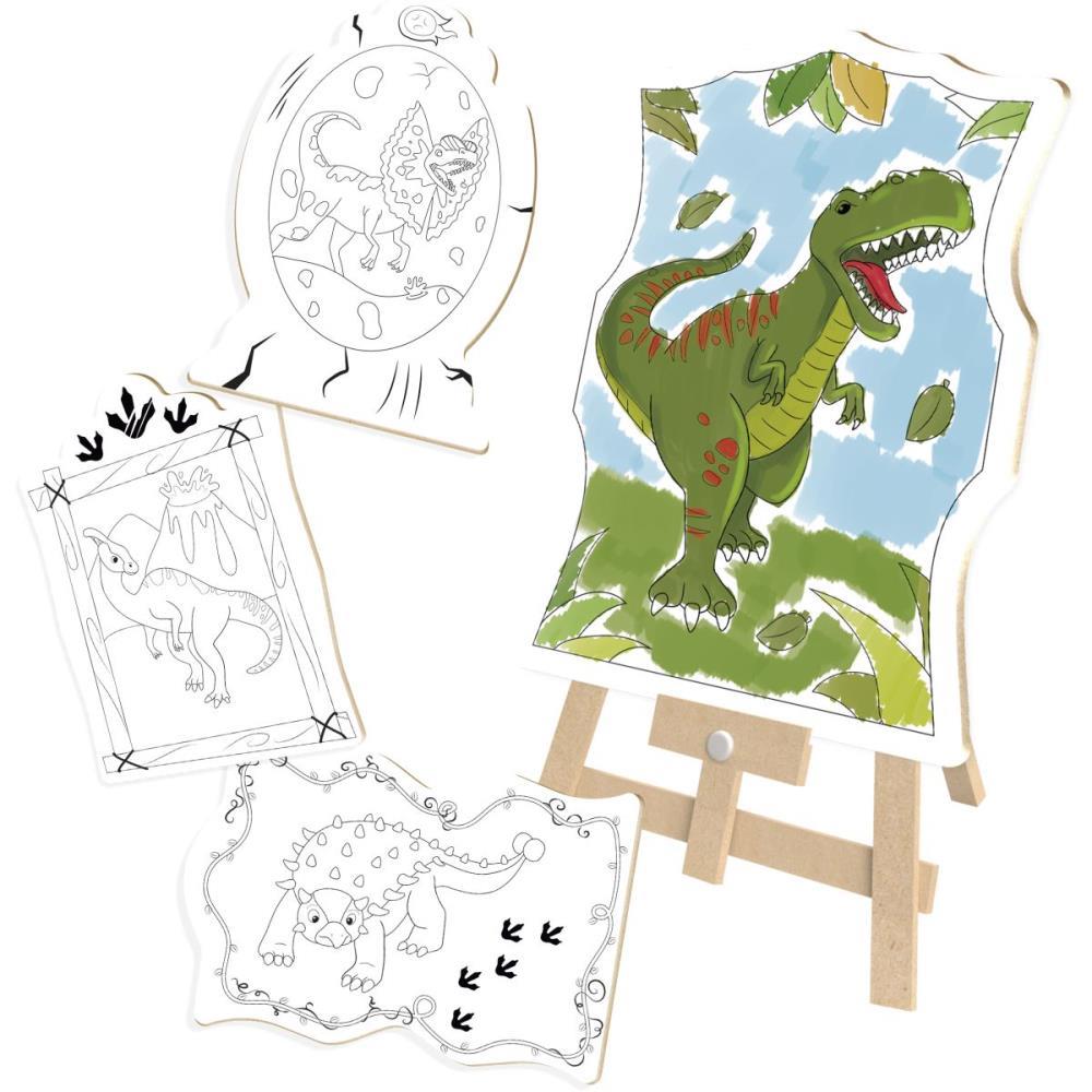 BRINQUEDO PARA COLORIR DINOSSAUROS SUPER ...