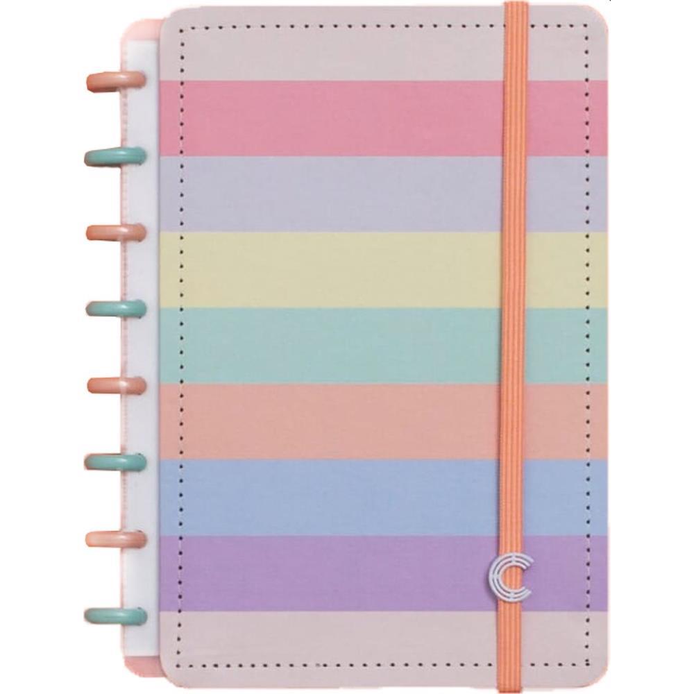 CADERNO INTELIGENTE A5 ARCO-IRIS PASTEL 8...