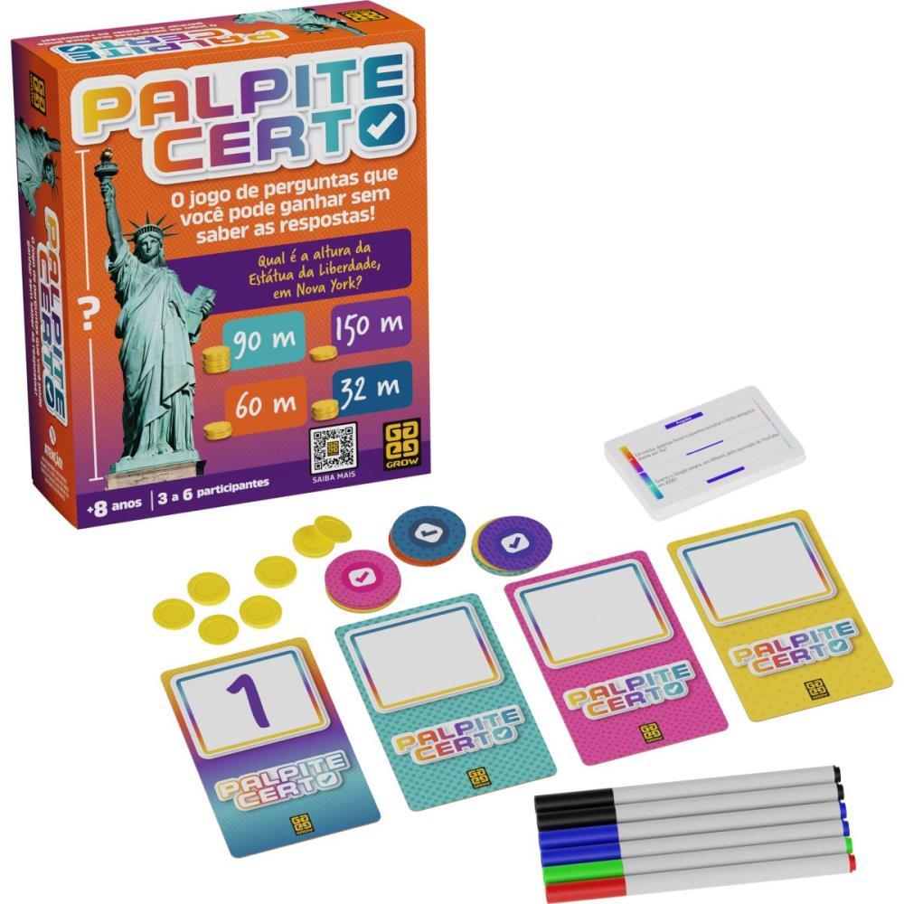 JOGO DIVERSO PALPITE CERTO
