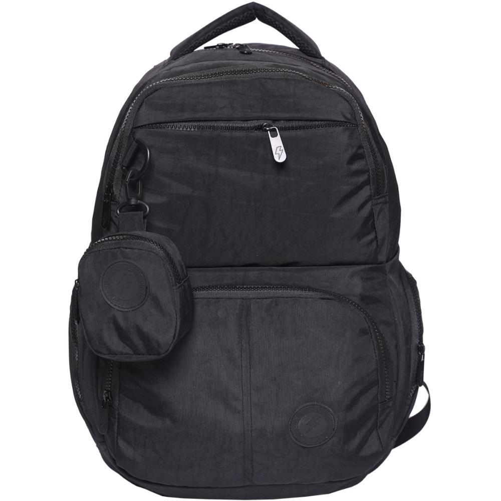 MOCHILA CREASED NYLON AMASSADO 4BOL.PT