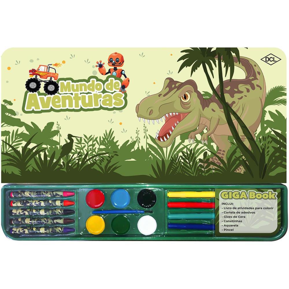 LIVRO INFANTIL COLORIR DINOSSAUROS GIGA B...