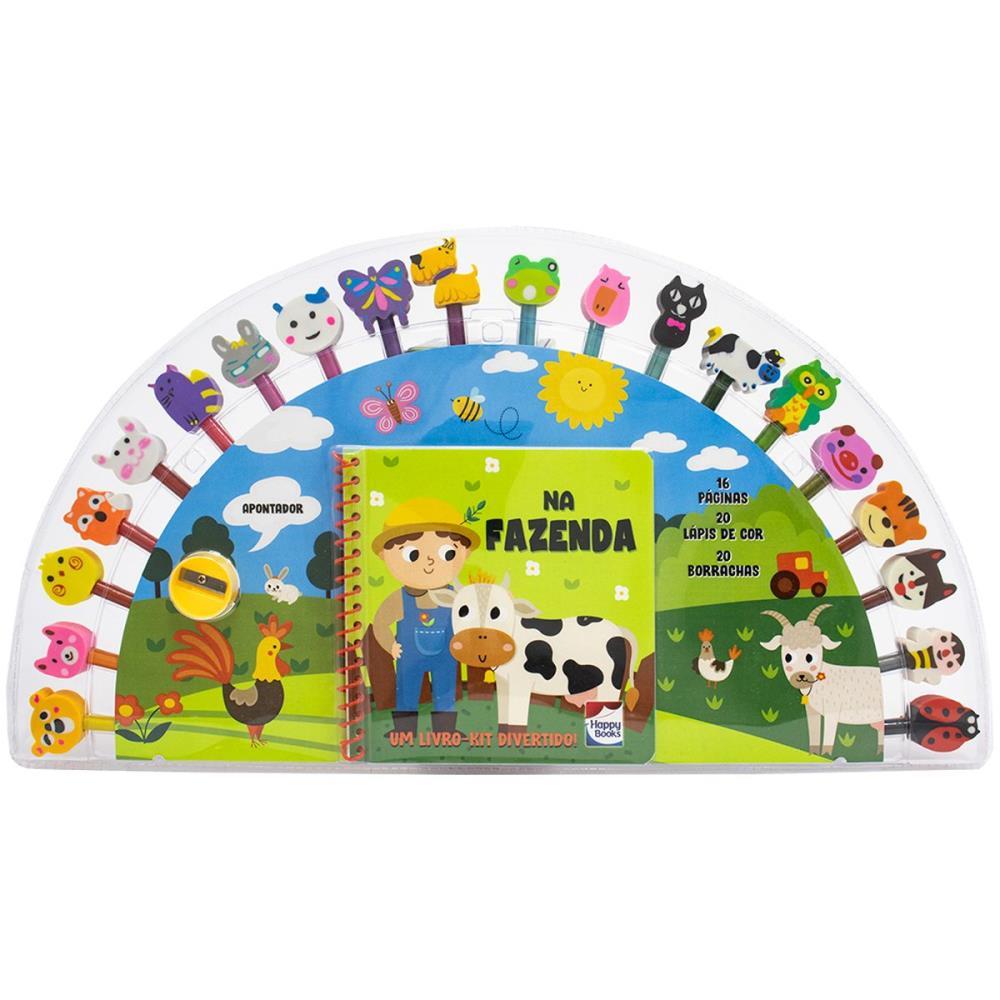 LIVRO BRINQUEDO ILUSTRADO KIT DIVERTIDO F...